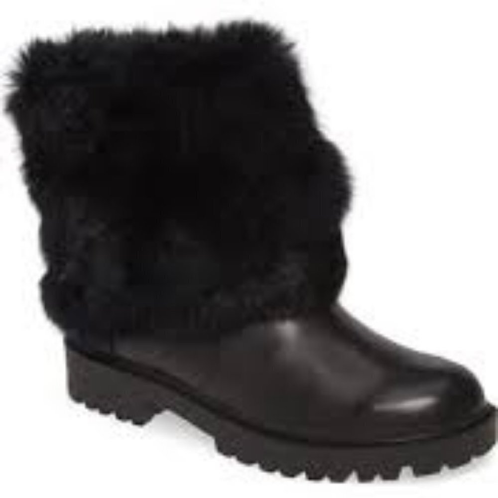 CHARLES DAVID Regent Boot with Genuine Rab…